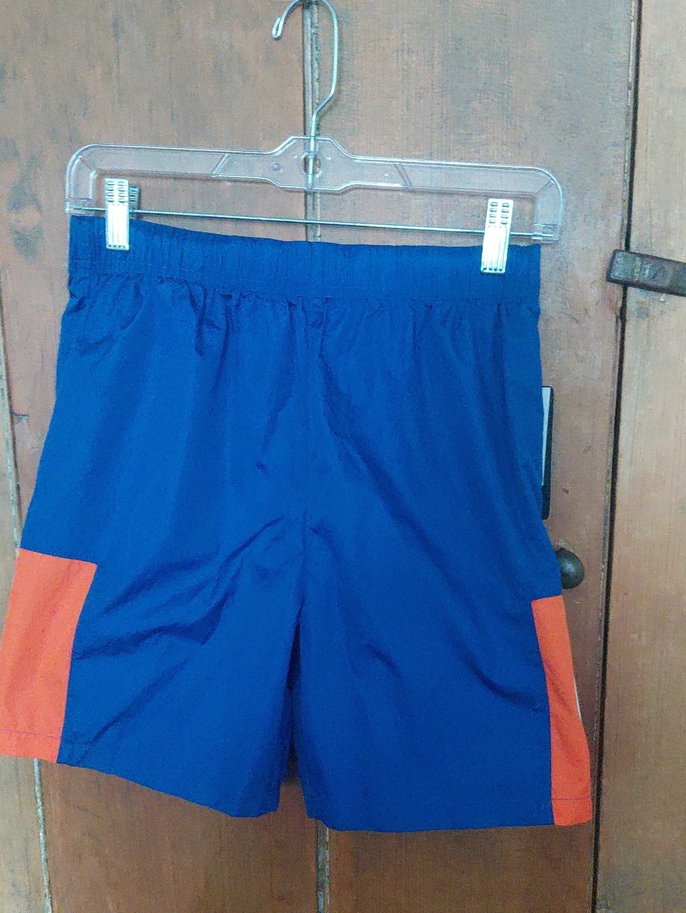 Blue FC CINCINNATI Athletic Shorts with Orange Side Panels